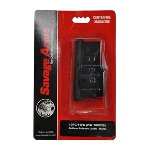 The Savage Magazine Box Assembly 7.62x39 Matte Blued offers durable construction, reliable feeding, and a sleek finish, perfect for enhancing your firearm's performance.