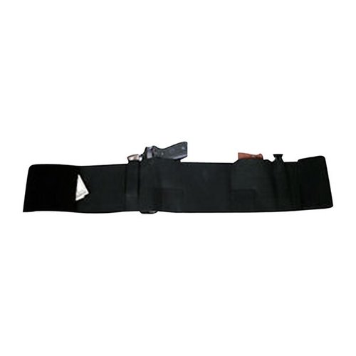 The Bulldog LG Deluxe Belly Band Holster offers comfort and versatility with an adjustable fit for 38-42 in waist, perfect for concealed carry.
