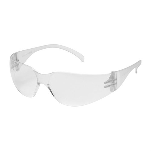Stay protected with Pyramex Intruder Clear Safety Glasses featuring clear templates for enhanced visibility, comfort, and superior impact resistance during shooting activities.