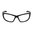 PYRAMEX SAFETY PRODUCTS HOWITZER CLEAR ANTI-FOG LENS W/BLACK FRAME