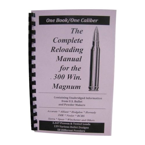 The Loadbooks .300 Winchester Magnum offers comprehensive load data, expert tips, and precision guidance for reloaders, ensuring optimal performance and accuracy.