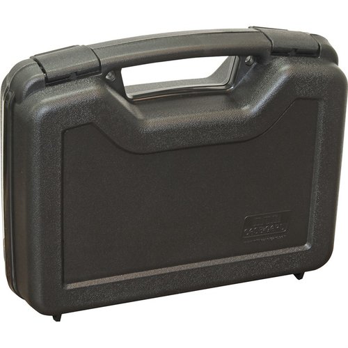 The MTM Pistol Handgun Case securely holds a single revolver up to 4 inches, offering durable protection and easy transport for your firearm.