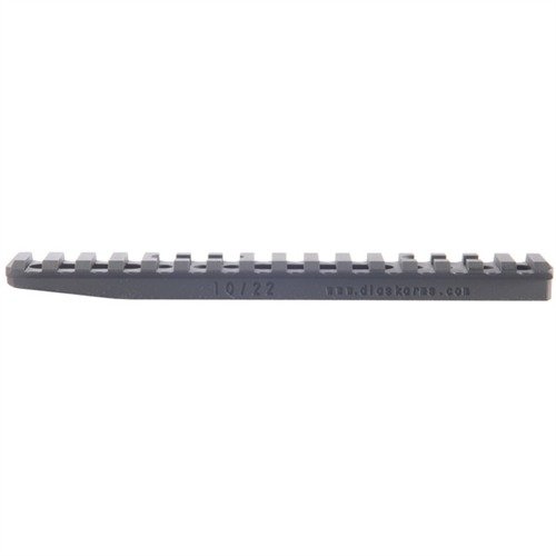 Enhance your Ruger 10/22 with the durable DLASK Arms Picatinny Scope Mount Rail, featuring a hardcoat anodized finish and precise height for optimal optics.