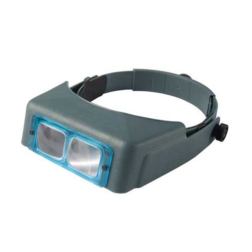 The OPTIVISOR No. 10 offers 3.5X optical glass magnification, a comfortable adjustable headband, and fits over regular glasses for precision tasks.