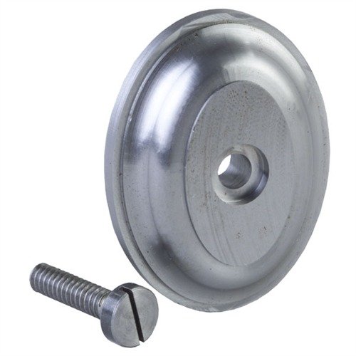 Enhance your rifle or shotgun with the Dressel Large Steel Grip Cap, precision-machined for a perfect fit and complemented by an oversized screw for easy installation.