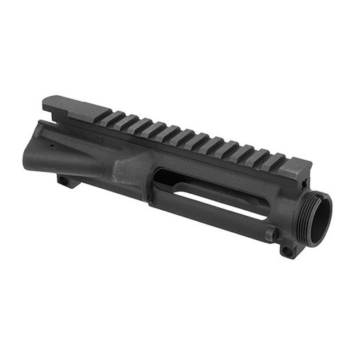 The D.S. Arms AR-15 Flattop Upper Receiver is precision forged from high-strength 7075 T6 aluminum, featuring a hardcoat anodized finish for durability and custom builds.
