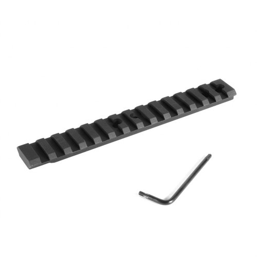 Enhance your Mossberg shotgun with EGW's Heavy Duty Scope Bases, featuring a one-piece Picatinny rail for easy scope adjustments and improved accuracy.