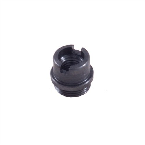Upgrade your 1911 with EGW Grip Screw Bushings in blued carbon steel, featuring precision threads for secure attachment, sold in convenient 4-paks.