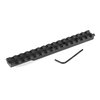 Enhance your Remington 597 with EGW's one-piece Picatinny scope base, precision machined for easy mounting, flexibility in scope choice, and lightweight durability.