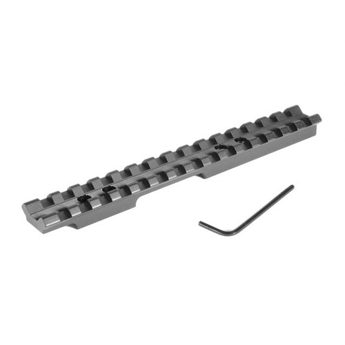 Enhance your Ruger American Rimfire with EGW's lightweight, precision-machined 0 MOA Picatinny scope base, allowing easy scope adjustments without drilling.