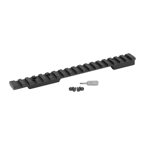 The EGW Montana Rifle 1999 Long Action HD Scope Bases are made from durable 7075 T6 aluminum, feature 20 MOA elevation, and are compatible with Picatinny/Weaver rings.