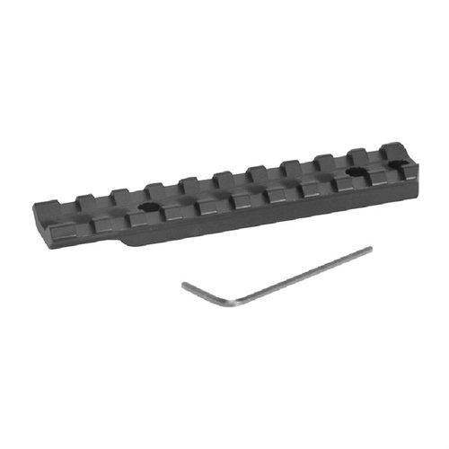 The EGW Henry Golden Boy Picatinny Scope Mount offers full-length cross slots for flexible accessory mounting, lightweight design, and durable Type II anodized finish.