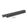The EGW CZ 457 11MM Picatinny Scope Mount offers full-length cross slots for versatile accessory mounting, durable anodized finish, and is perfect for tactical and hunting use.