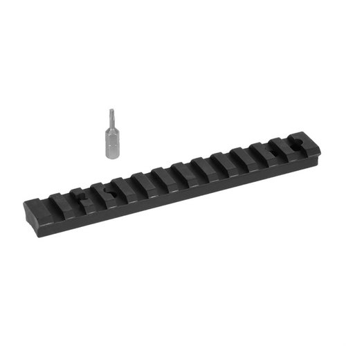 The EGW Browning BAR/BLR Long Action Picatinny Scope Mount offers durable, lightweight construction, full-length cross slots for flexible mounting, and is made in the USA.