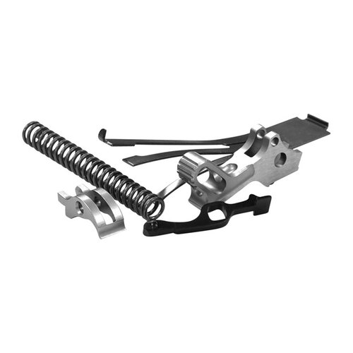 Upgrade your firearm with the EGW Ignition Kit featuring a stainless steel lightened hammer, HD hard sear, and evolved sear spring for improved performance.