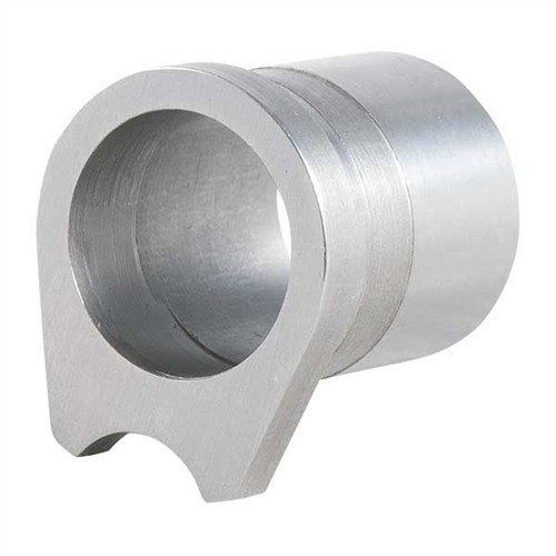 The EGW 1911 Angle Bored Bushing features a pre-machined lockup angle for easy fitting, available in Pre-Fit or Gunsmith Fit for optimal performance.