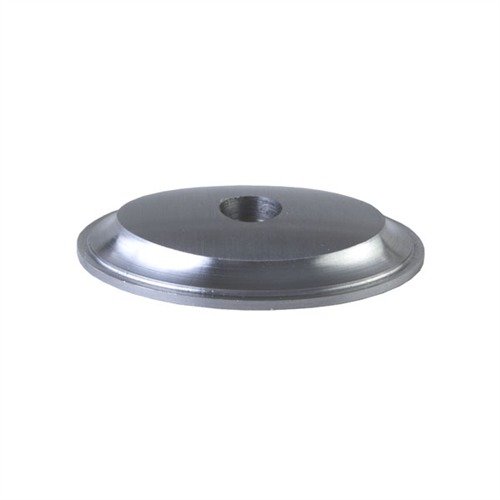 Enhance your rifle's aesthetics with the Jerry Fisher Medium Steel Grip Cap, featuring a finish-ground top, rounded contours, and excellent engraving potential.