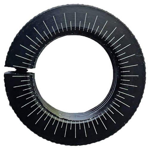 The Accu-Ring Die Lock Ring allows precise adjustments in 0.001" increments for sizing and seating dies, ensuring optimal headspace and bullet depth.