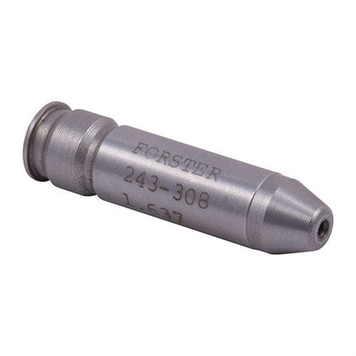 Ensure precision with Forster 7.62 Match Gauges, featuring .001" increments for accurate headspace measurements in .308 and .223 rifles, built from durable steel.