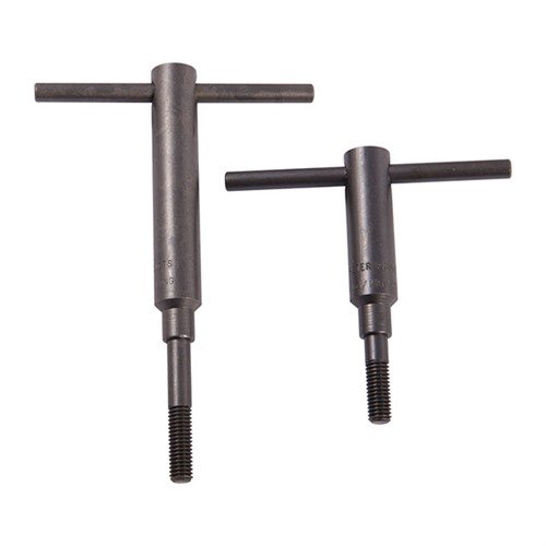Forster's Stockmaker's Handscrews ensure fast-positive seating for precise stock-to-action fitting, featuring 3" handles and sold in pairs for various firearms.