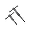 Forster's Stockmaker's Handscrews ensure fast-positive seating for precise stock to action fitting, essential for any gunsmith. Sold in pairs.