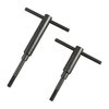 Forster Stockmaker's Handscrews ensure fast-positive seating for precise stock-to-action fitting, featuring 3" handles and sold in pairs for various guns.