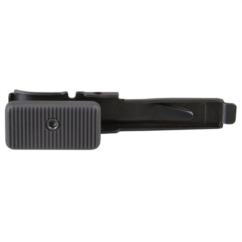 The GG&G Bolt Release Button offers quick access with an oversized, non-slip grip, made from durable 4140 steel, perfect for high-stress situations.