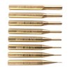 The Grace USA Brass Punch Set features precision-machined, non-marring brass punches in 8 sizes, perfect for delicate tasks without damaging finishes.