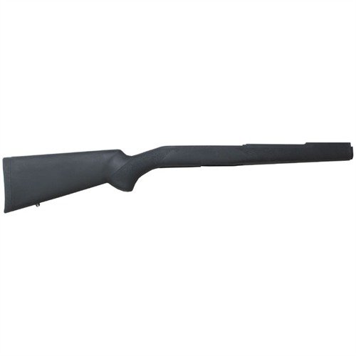 Enhance your Ruger® Mini-14® with the HOGUE Stock Sporter, featuring overmolded technology for improved grip, comfort, and reduced recoil in a lightweight design.