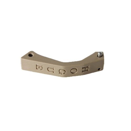 Enhance your AR-15/M-16 with HOGUE's Contoured Trigger Guard, made from durable polymer, ensuring comfort and improved control. Available in Flat Dark Earth, O.D. Green, and Black.