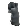 The HOGUE MONOGRIPS provide a solid, ergonomic grip with finger grooves and a stippled surface, enhancing control and recoil absorption for precision shooting.