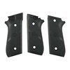 Hogue's semi-auto pistol grips offer hand-filling comfort, recoil absorption, and a non-slip finish, enhancing control for Taurus PT 92/99, 100/101 users.