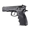 Enhance control and comfort with Hogue's semi-auto pistol grips, featuring hand-filling designs in rubber and wood that absorb recoil and provide a non-slip finish.