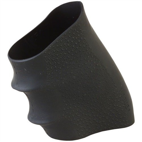 Enhance your shooting with the Hogue Handall Grip, featuring a non-slip design, finger grooves, and soft rubber for improved comfort and control.