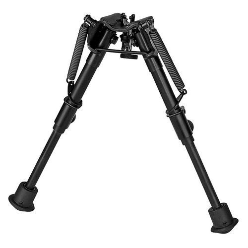 The HARRIS 1A2-BR Bipod provides unmatched field accuracy with quick-adjust spring-loaded legs, a solid base, and a design that won't change zero.