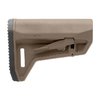 The MAGPUL MOE SL-M Carbine Stock offers a lightweight, compact design with an ambidextrous release latch, non-slip butt-pad, and M-LOK compatibility for enhanced functionality.