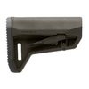 The MOE SL-M Carbine Stock offers a compact design, ambidextrous release latch, non-slip rubber butt-pad, and accepts M-LOK QD Sling Mount for enhanced versatility.