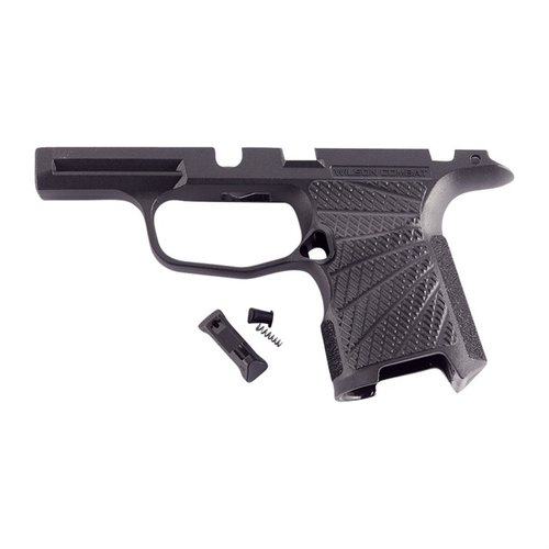 Upgrade your SIG-SAUER P365 with Wilson Combat's ergonomic grip module for improved recoil control, enhanced traction, and a custom feel for concealed carry.