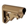 The B5 Systems Bravo Collapsible Stock offers ergonomic cheek weld, non-slip buttpad, and streamlined design for comfort and stealth, fitting MIL-SPEC extensions.