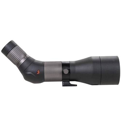 The Revic Acura Spotting Scope offers 27-55X variable magnification, 22X reticle eyepiece, and rugged durability, perfect for accurate long-range shooting.