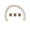 Enhance magazine retention with the SPIRITUS SYSTEMS Bungee Retention Kit in Coyote Brown; easy to install, durable, and sold in a set of 3 for reliable performance.