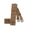 The SPIRITUS SYSTEMS FAT STRAP offers a streamlined design for standalone wear, featuring elastic mounting points and a Velcro patch for customization.