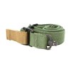 The Vickers Push Button Sling features quick adjustability, premium push button swivels, and durable materials, ensuring reliable performance for combat-ready carry.