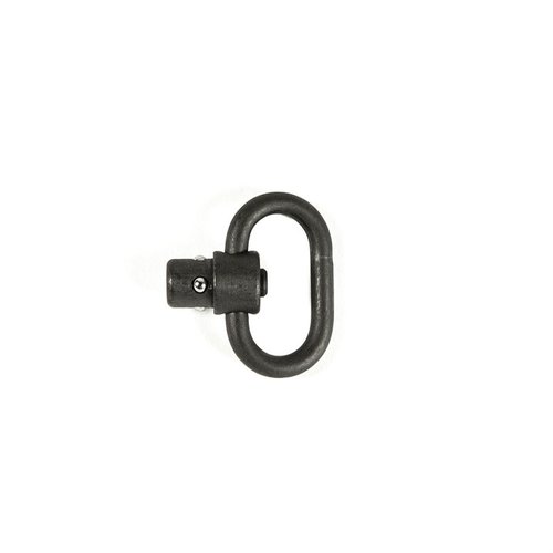 The Blue Force Gear Push Button QD Sling Swivel offers a secure, lightweight attachment, quick detachment, and enhanced durability for versatile weapon use.