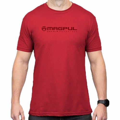 Experience comfort and durability with the Magpul Unfair Advantage Cotton T-Shirt, crafted from 100% combed ring-spun cotton, perfect for any shooting enthusiast.
