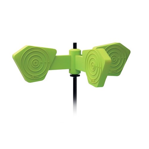 Experience effortless shooting with the SELF-HEALING WINDMILL TARGET, made from durable self-healing material, spinning on a solid steel frame, ready for all calibers.