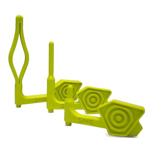 SME's Chamber Safety Flags fit semi-auto pistols, rifles, and shotguns, indicating they're unloaded; also double as a pin punch and scope adjustment tool.