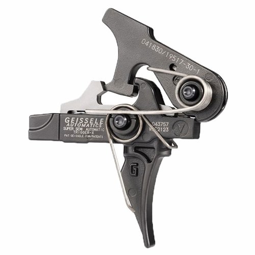 Experience superior trigger control with the SSA-X 2-Stage Trigger, featuring a Lightning Bow® design and Geissele's Nanoweapon coating for unmatched durability.