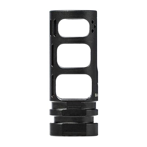 The AERO Precision GAMMA 762 muzzle brake virtually eliminates recoil and muzzle movement, enhancing shooter confidence and enabling quicker follow-up shots.