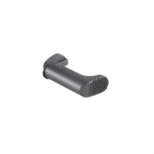 Upgrade your Springfield Hellcat with the Apex Extended Mag Release for easier, reversible operation; durable machined steel ensures a lifetime of performance.